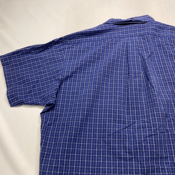Ralph Lauren Shirt Men's XL Multicolor Plaid Cotton Pocket Collared Short Sleeve - Picture 13 of 14